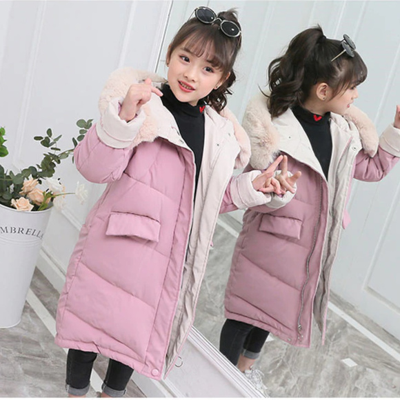 🍒 Children's Winter Cotton Parka - Picture 2 of 8